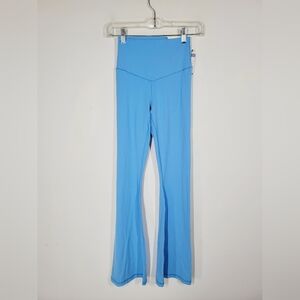 NWT Aerie Blue High-Waisted Flare Leggings, Size Small